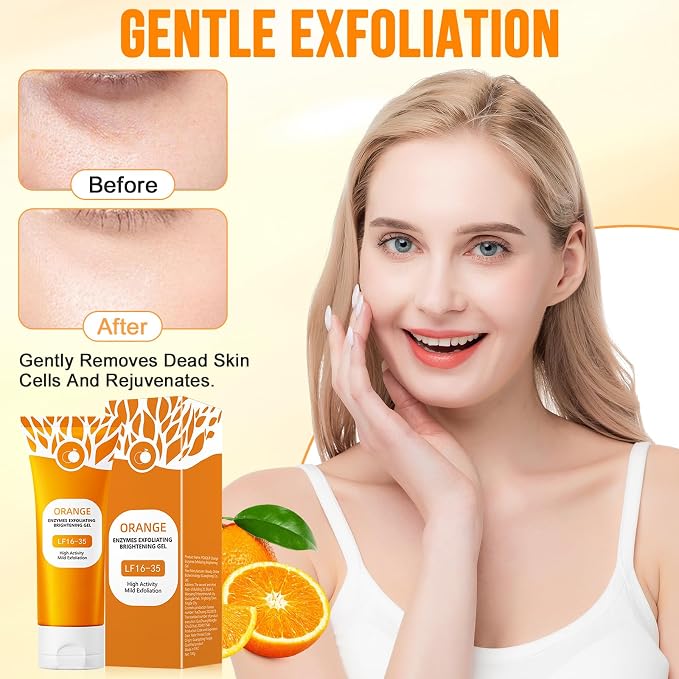 Orange Exfoliating Gel for Face & Body.