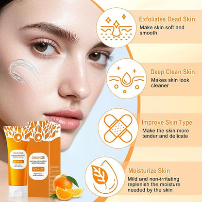 Orange Exfoliating Gel for Face & Body.