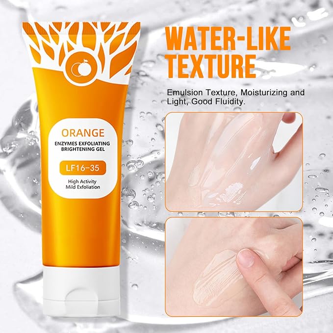 Orange Exfoliating Gel for Face & Body.