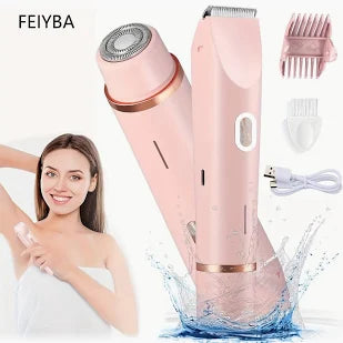 Women's 2-in-1 Dual-Head Cordless Electric Shaver