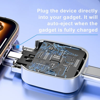 USB-C Auto Eject Charging Adapter | 140W Smart Charging Separator