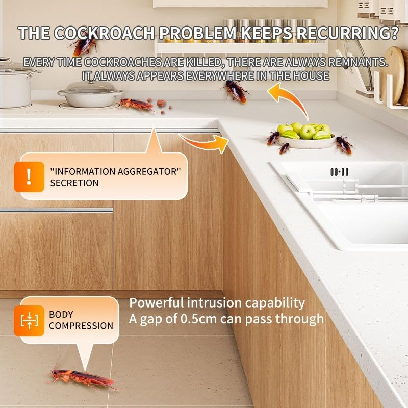 Cockroach Gel Bait with Syringe Tip | Precision Roach Control Gel