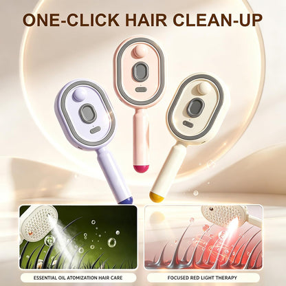 Steam Brush | Rechargeable Detangling Tool with Oil