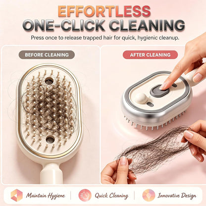 Steam Brush | Rechargeable Detangling Tool with Oil